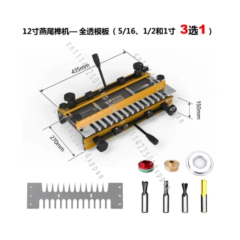 Semi-transparent DIY Woodworking Dovetail Tenon and Tenon Machine Tenon Opening Machine