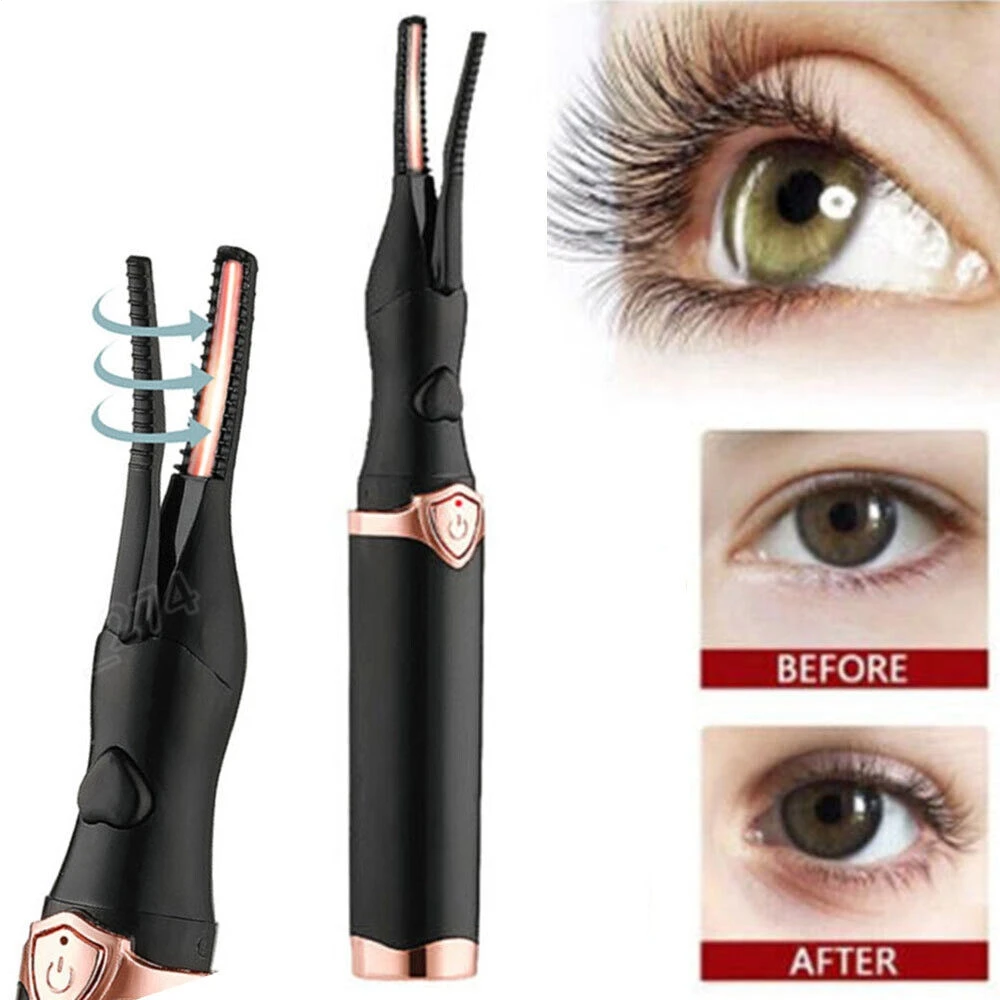 USB wiederauf ladbare elektrisch beheizte Wimpern zange langlebiges Make-up-Tool 3 Modus schnelle Erwärmung natürliche Wimpern zange Make-up