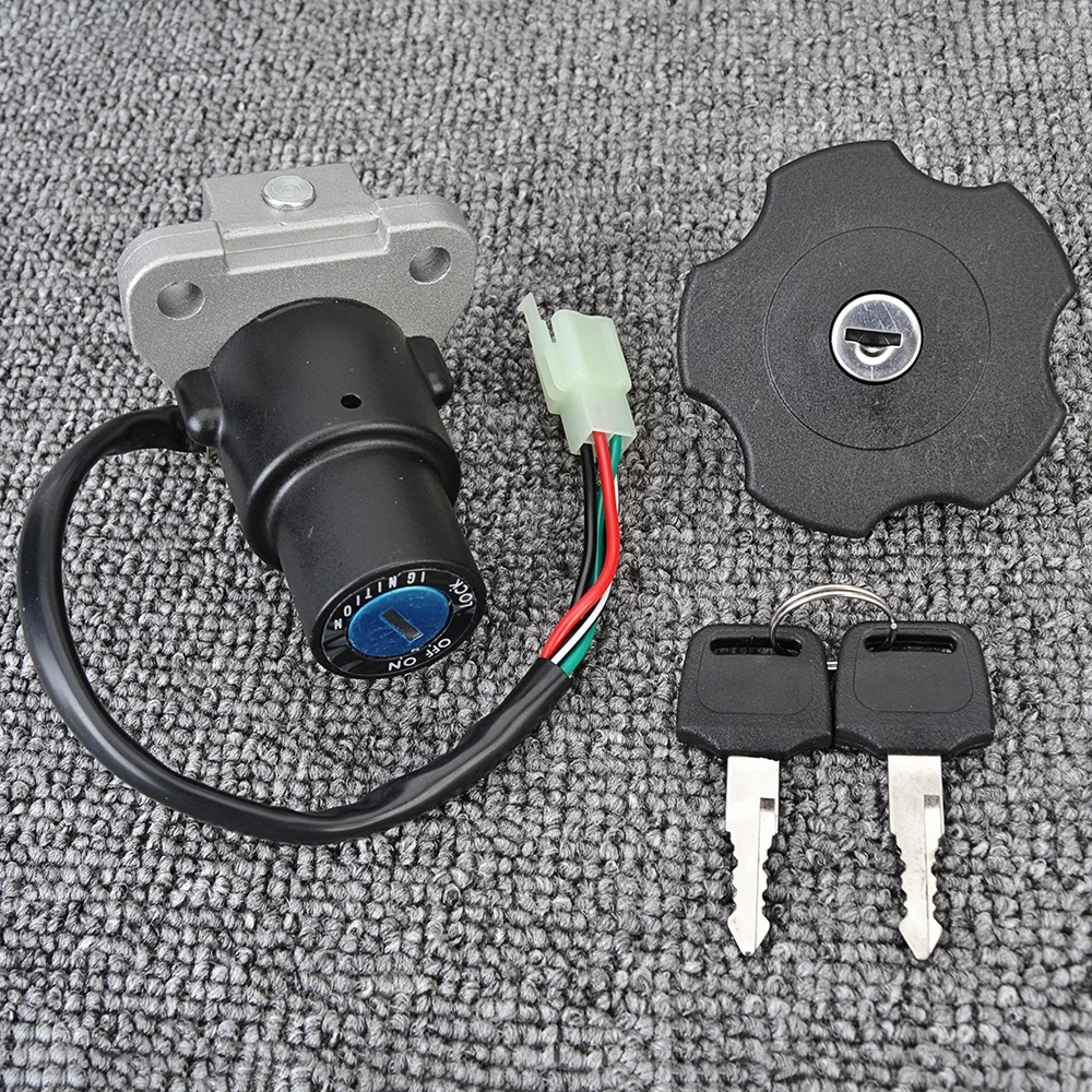 Fuel Gas Cap Ignition Switch Seat Lock Key For Yamaha XT600 90-95 TW200 03-17 DT200 DT200R 91-94 XT225 Serow 225