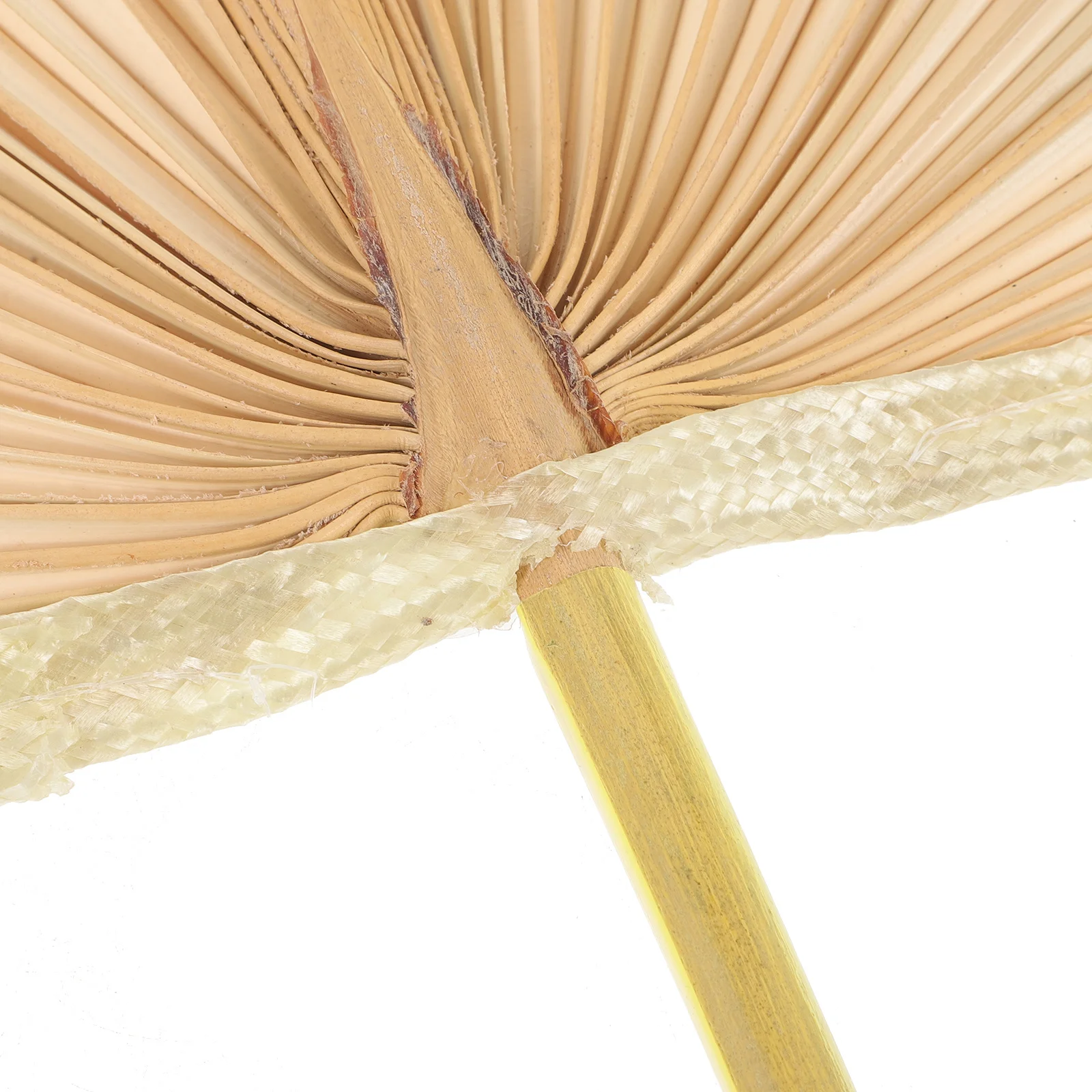 

Handmade Cooling Fan Chinese Style Palm Leaf Handheld Fan for Summer and Stage Performance Prop Use