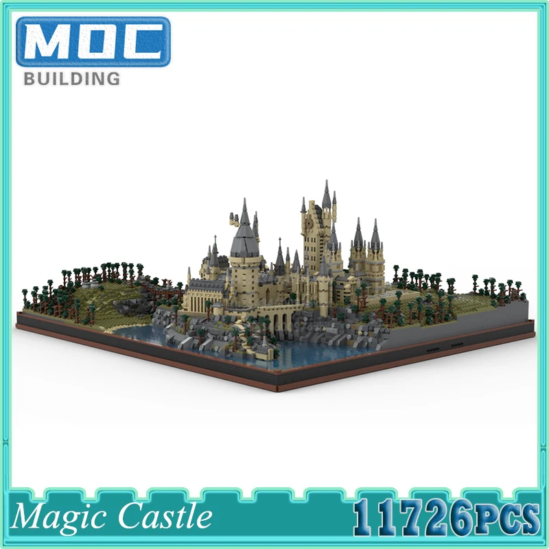 Star Movie Classic Hog wartsCastle Magic Castle MOC Building Blocks  DIY Assemble Large Model collections Bricks Holiday Gifts