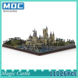 Star Movie Classic Hog wartsCastle Magic Castle MOC Building Blocks  DIY Assemble Large Model collections Bricks Holiday Gifts