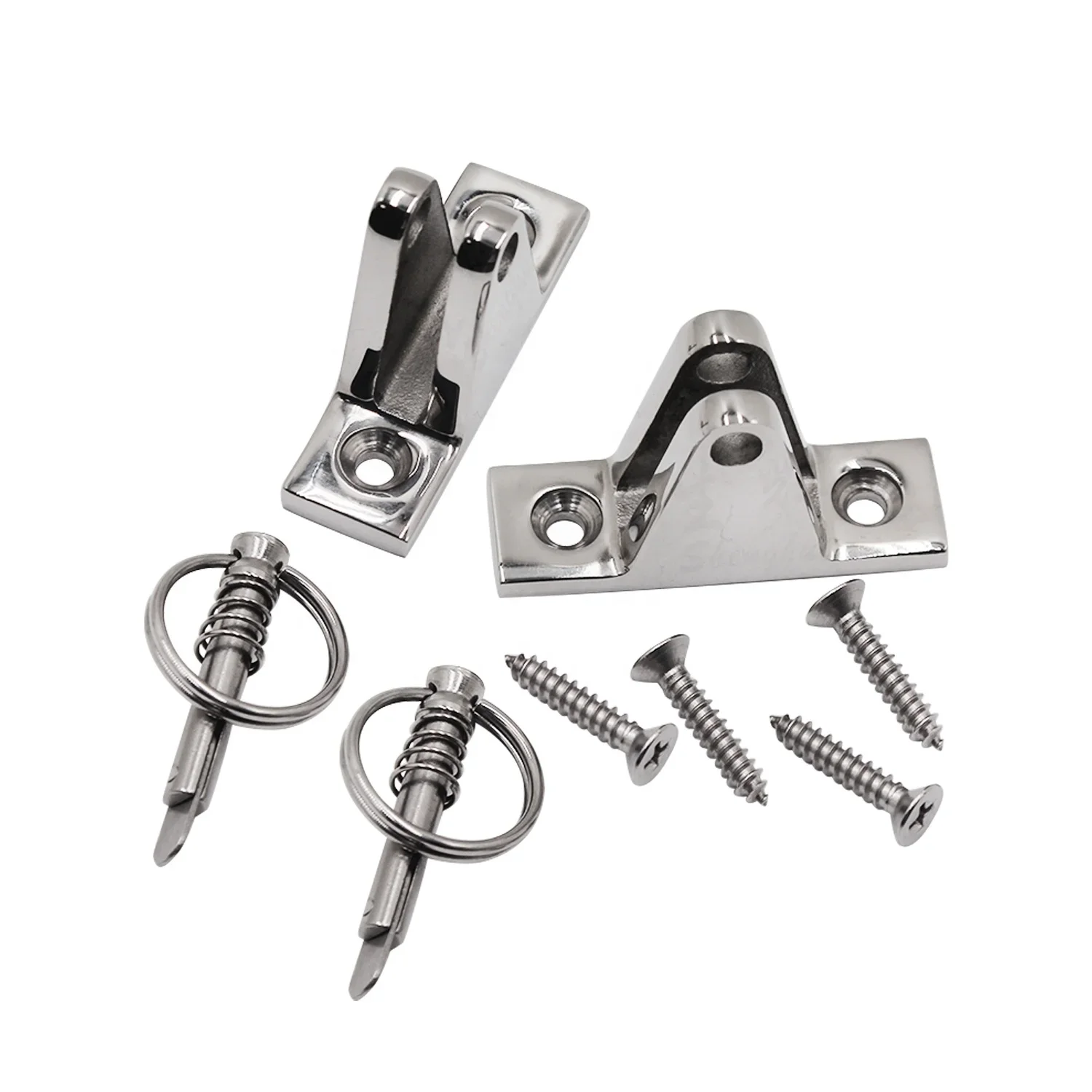 

316 Stainless Steel Marine Parts Quick Release Bimini Top 90 Degree Deck Hinge