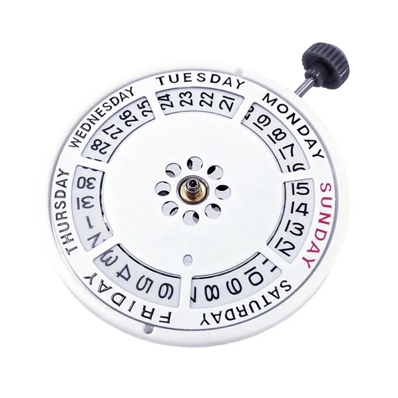

ABDJ-8285 Automatic Mechanical Watch Movement Day Date Function Including Week At 12:00/Date At 3:00 O' Clock 21 Jewels