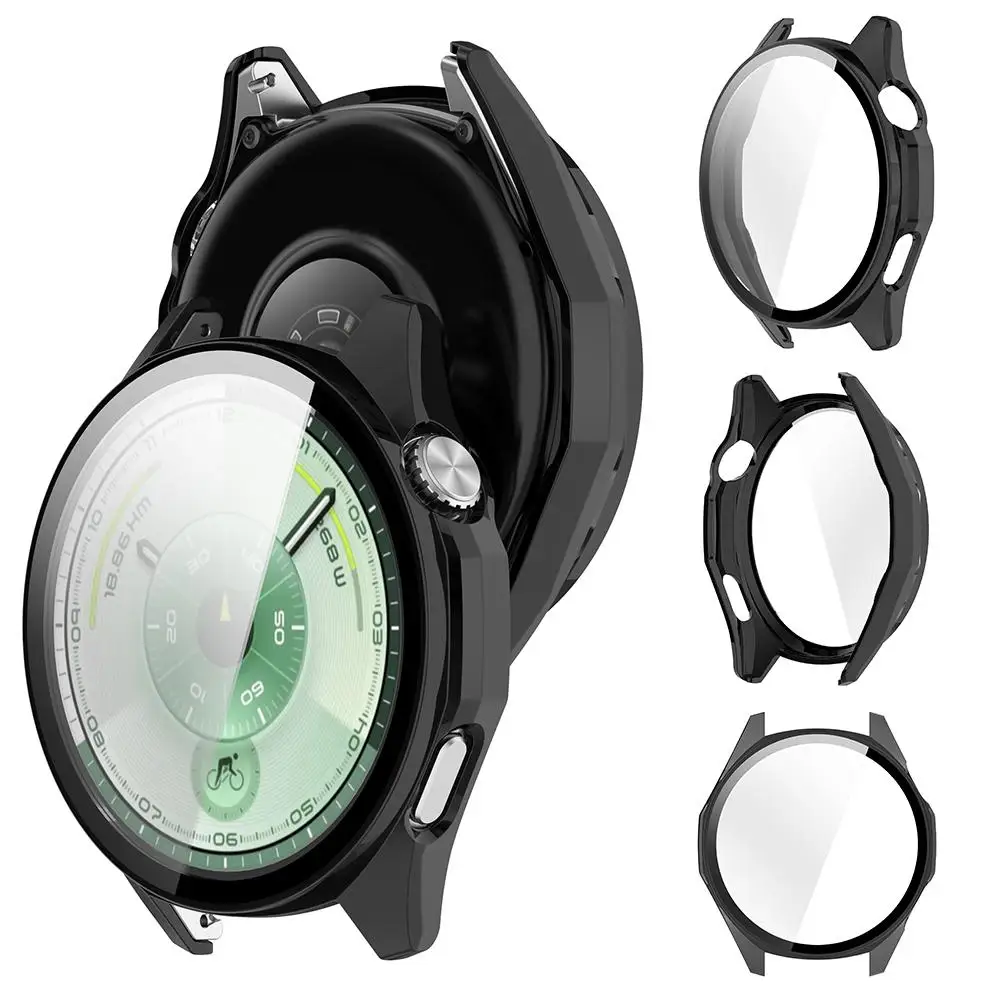 Custodia in vetro temperato per Huawei WATCH GT 6 46MM All-around Anti-graffio PC Paraurti Protezione schermo Accessori