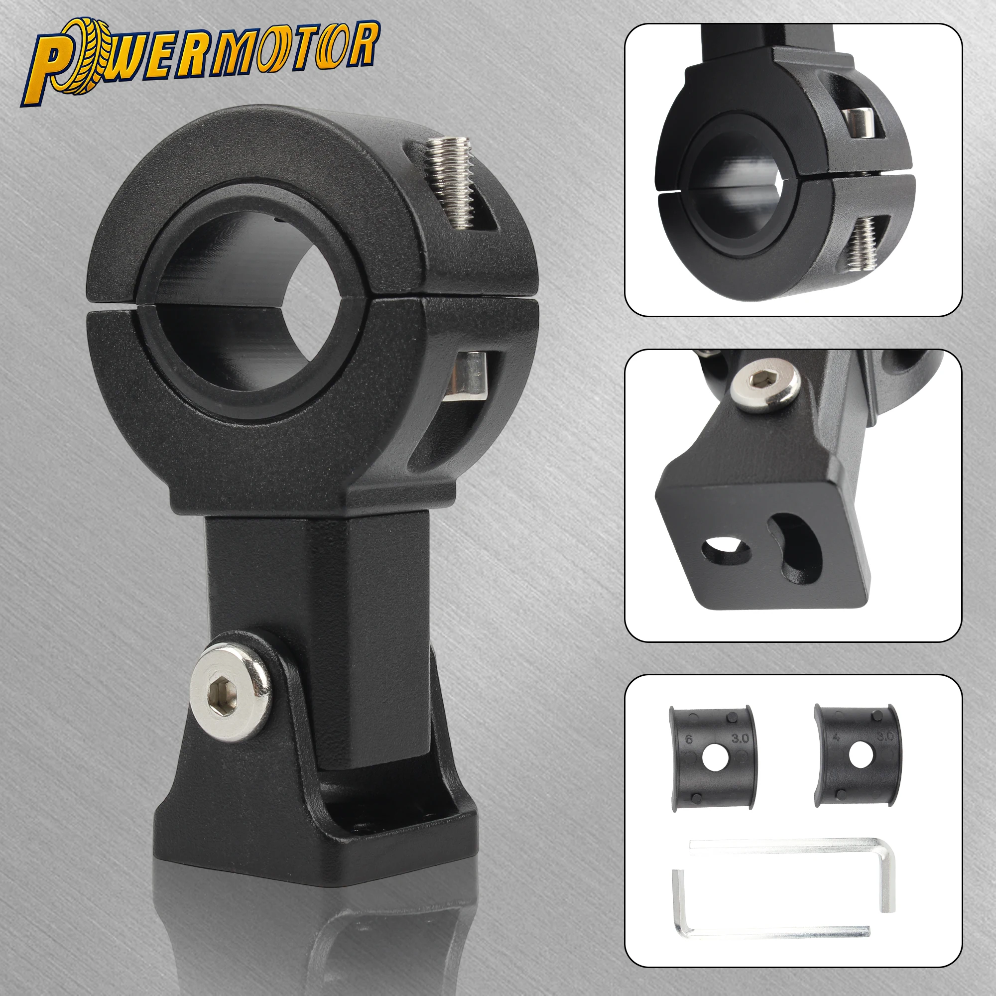 

Universal Motorcycle Spotlight Bracket Adjustable External Fog Light Support Dirt Pit Bike Universal Accessories Enduro