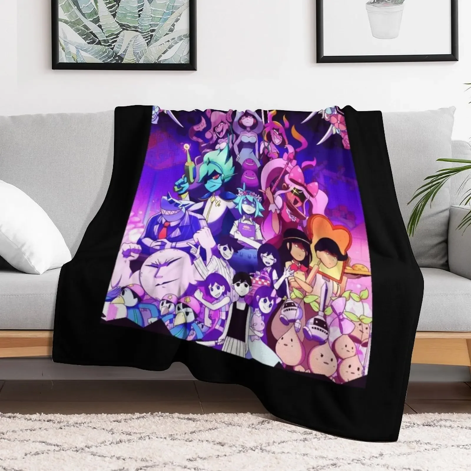 omori Throw Blanket Summer Cool Breathable Blanket for Sleeping