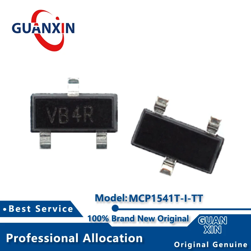 

100% New Electronic MCP1541T-I/TT MCP1541-I/TT Marking VB4R SOT23-3 MCP1541