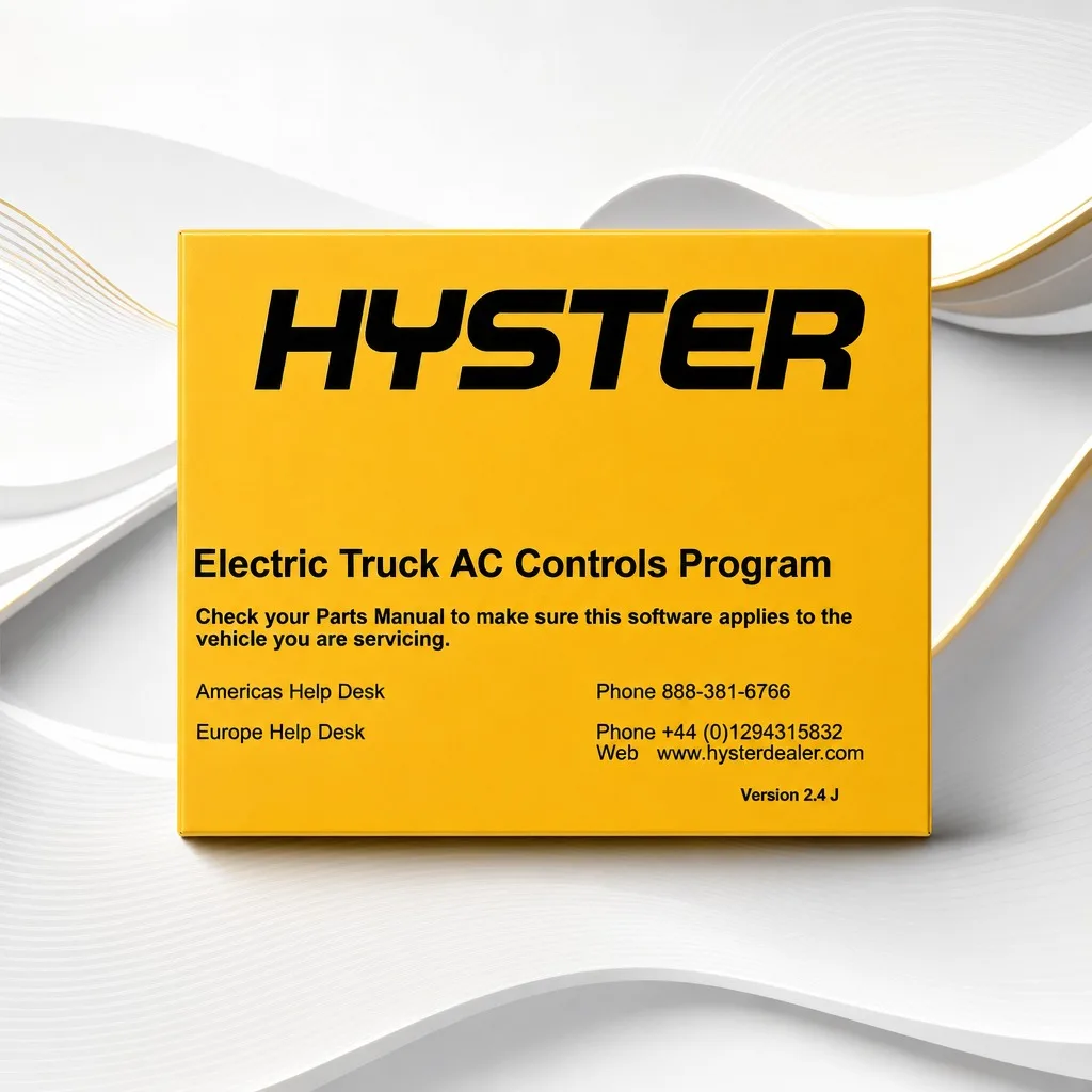 AutoCD Hyster Electric Truck AC Controls Program ETACC v2.4K