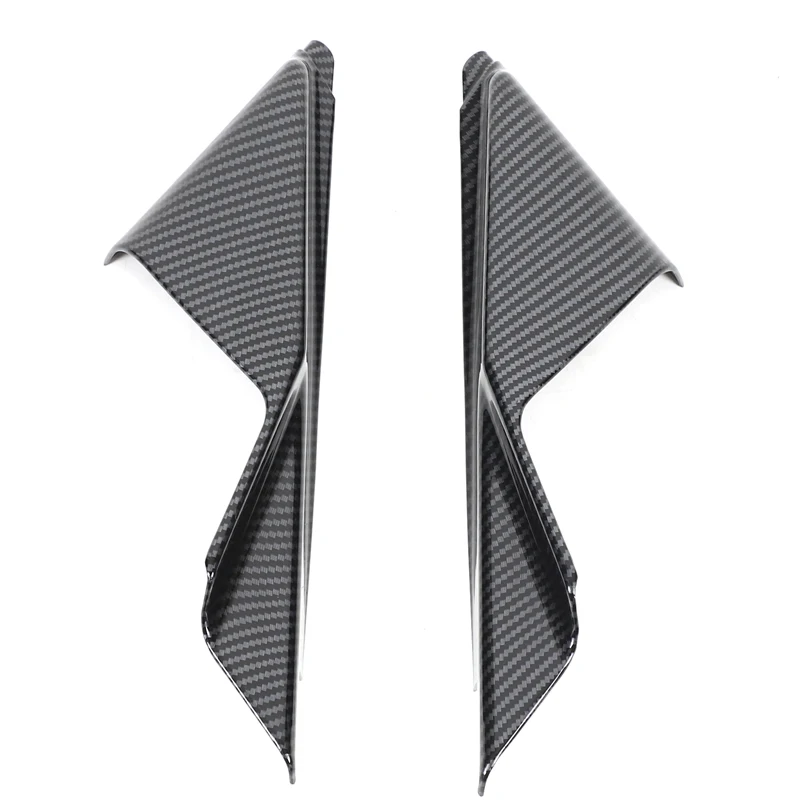 Used for Nissan 370Z 2009-2020 front inner triangular pillar decorative stickers, car A-pillar decoration, carbon fiber pattern
