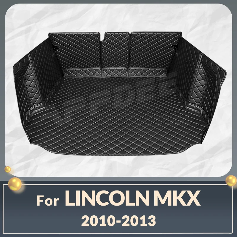 Auto Full Coverage Trunk Mat For Lincoln MKX 2010-2013 12 11 Car Boot Cover Pad Cargo Liner Interior Protector Accessories