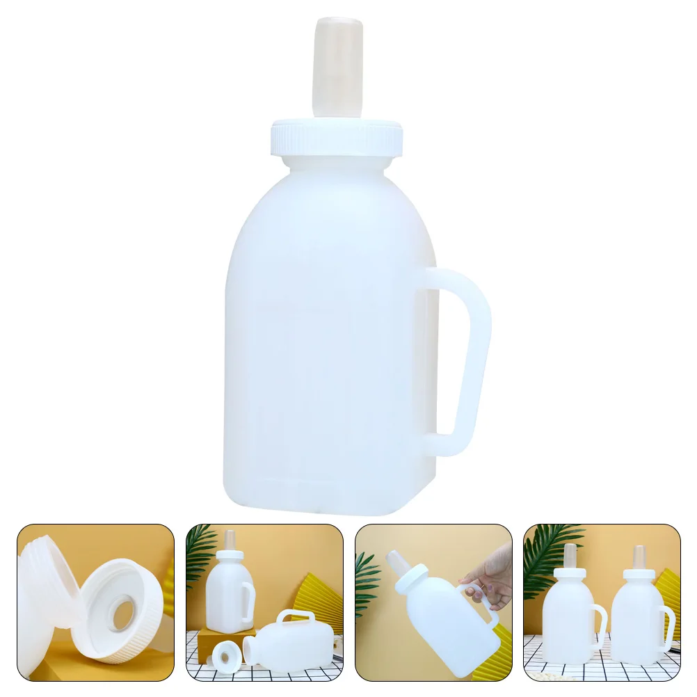 

Animal Feeding Bottle Calf Lamb Nursing Feeder Plastic Large Capacity Easy Clean Milk Bottle Sheep Goat Pig Young Livestock Safe