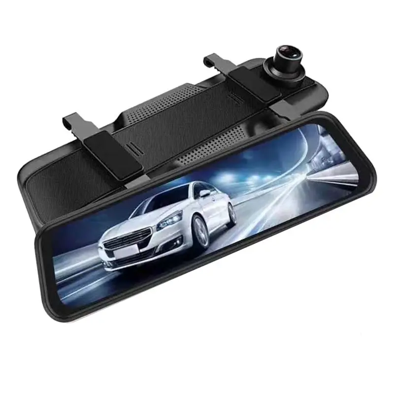 

A95E-Streaming Media Rearview Mirror HD Night Vision Dual Lens Full Screen Reversing Video Recorder Recorder Car Accessories