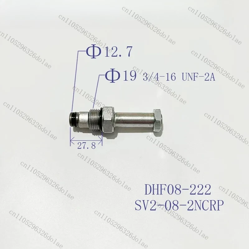 Solenoid Valve DHF08-222/SV2-08-2NCRP Hydraulic Threaded Cartridge Valve Two-Position Two-Way One-Way Normally Closed