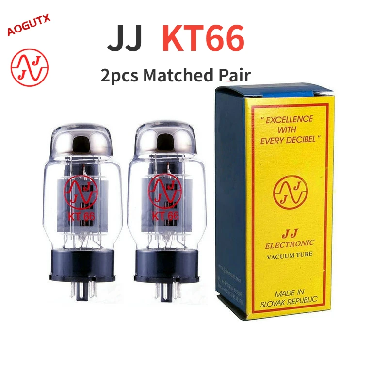 

JJ KT66 Vacuum Tube Replace KT88 EL34 6P3P 6L6 KT66 Electron Tube DIY Amplifier Kit HIFI Audio Valve Precision Matching Aogutx