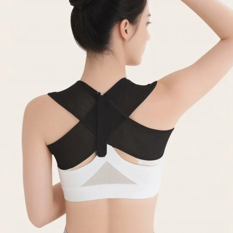 Adjustable Back Posture Corrector Anti-camel Open Shoulder Invisibility Correction Belt Prevention Humpback Unisex Back Support