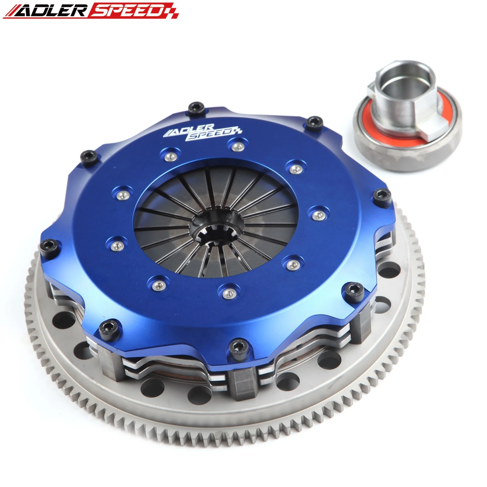 ADLERSPEED 215MM 8.5" Racing Twin Disk Clutch Kit Medium for BMW E46 323 325 328 330 525 528 530
