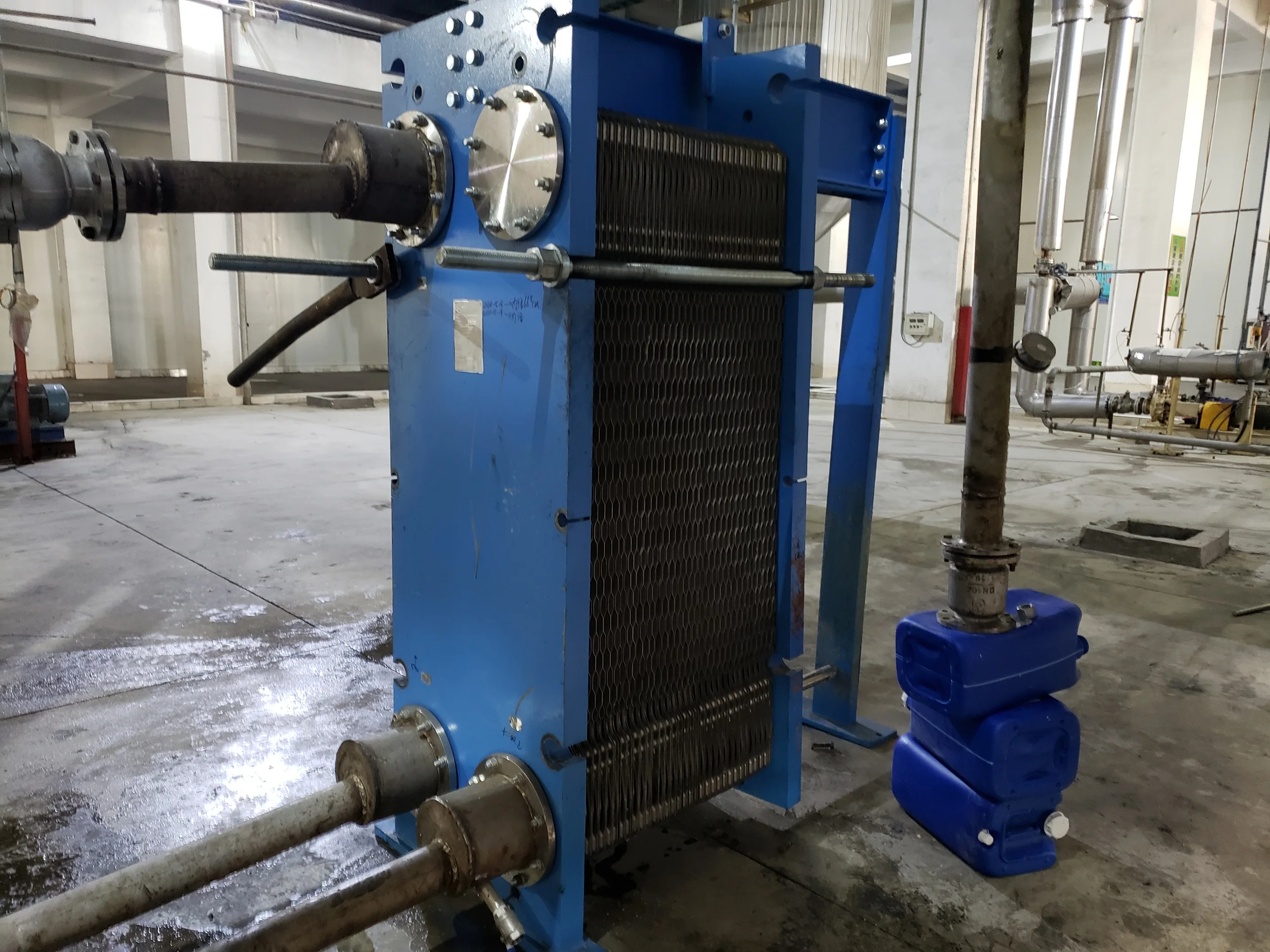 316L Large Wide Gap Plate Heat Exchanger with High Efficiency for Engine Applications and Heat Recovery