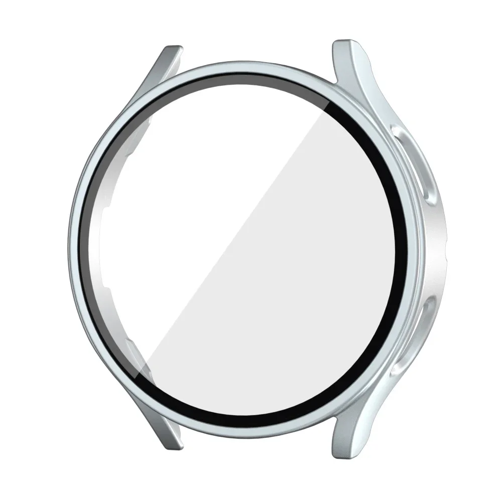 Plastikowe szkło + etui do Samsung Galaxy Watch 7 44 mm 40 mm pokrywa + osłona ekranu do Galaxy Watch FE 4/5/6 44 mm 40 mm matowa obudowa