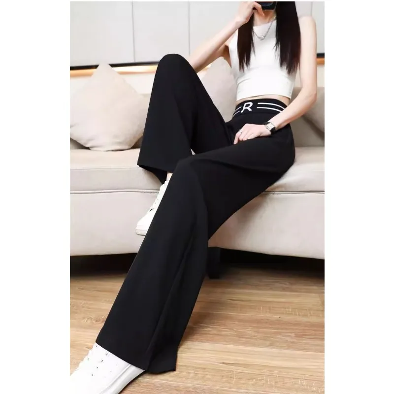 Women's Suit Wide-leg High Waist Drooping Spring and Summer New Casual Slim Narrow Version Straight Pants