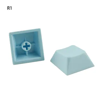 20 ks Cherry profil 1u R1 R2 R3 R4 prázdné silné PBT alfanumerické zakázkové krytky kláves pro DIY 8 nejlepší prodej vlastní tisk kláves - №3