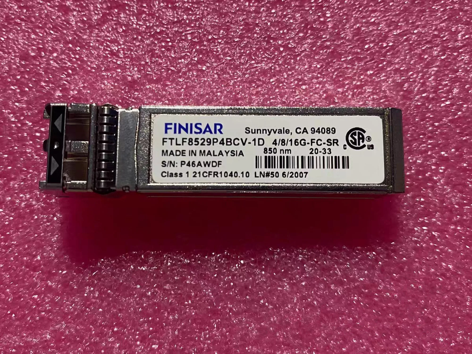 original-new-finisar-850nm-16g-sfp-transceiver-ftlf8529p4bcv-1d-16g-fc-sr-ca-94089-16gb-fiber-optical-module