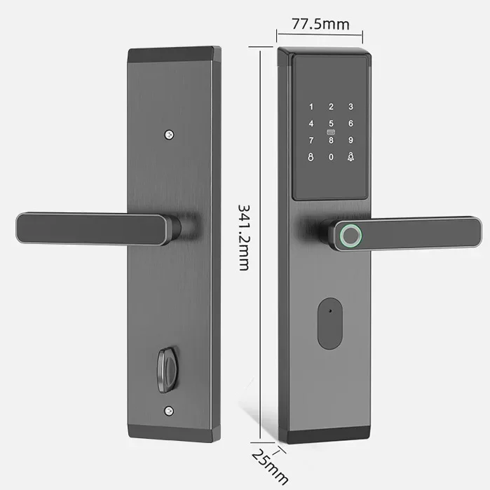 

Fingerprint household anti-theft door smart lock, universal entry door electronic lock