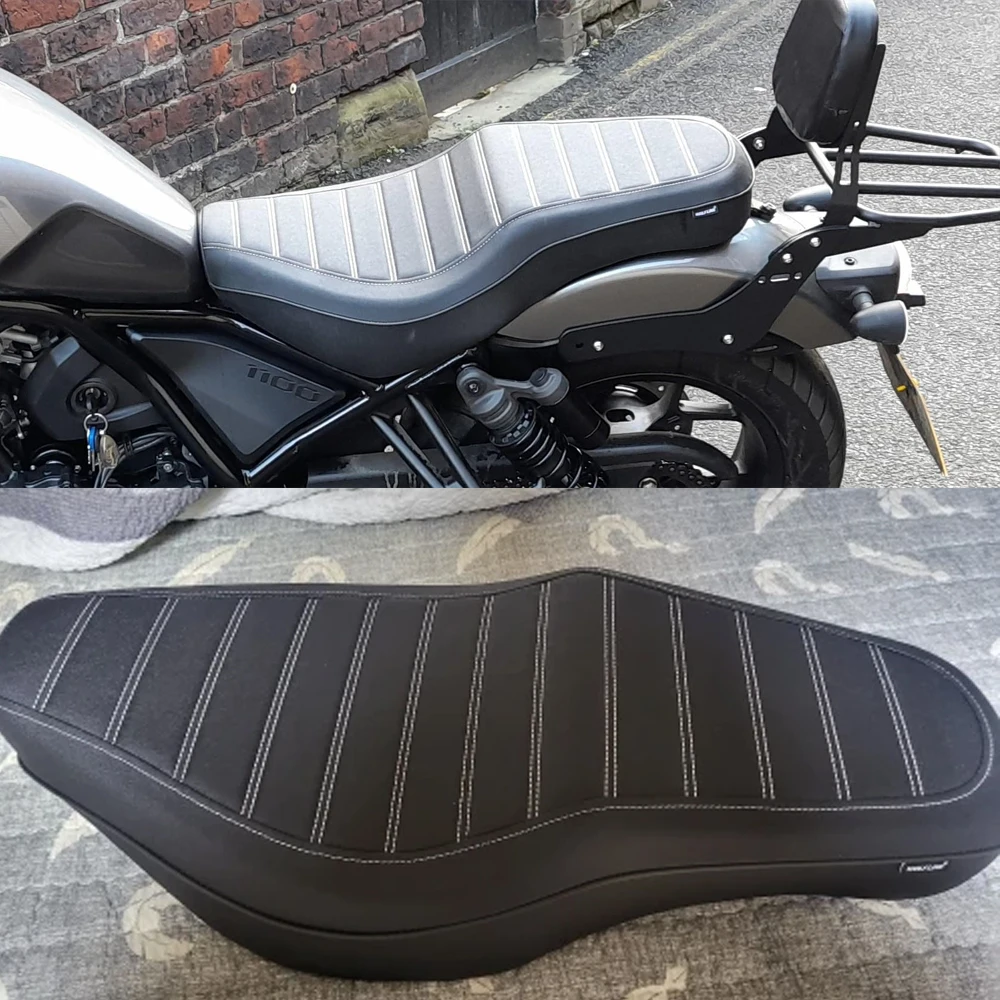 Motorcycle Front Driver Rider Seat Cushion For Honda Rebel CM CMX 1100 CM1100 2021 2022 2023 2024 CMX1100 Rear Passenger Pillion