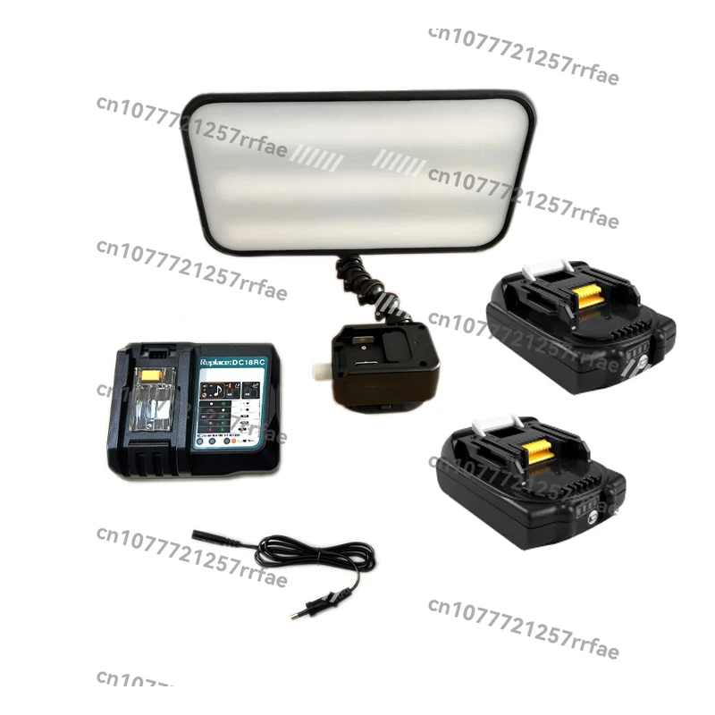 

Cordless 18v with 2 Batteries Wireless Dent with 9 Light Emitting Diode Adjustable Auto Repair Tool PDR Dent