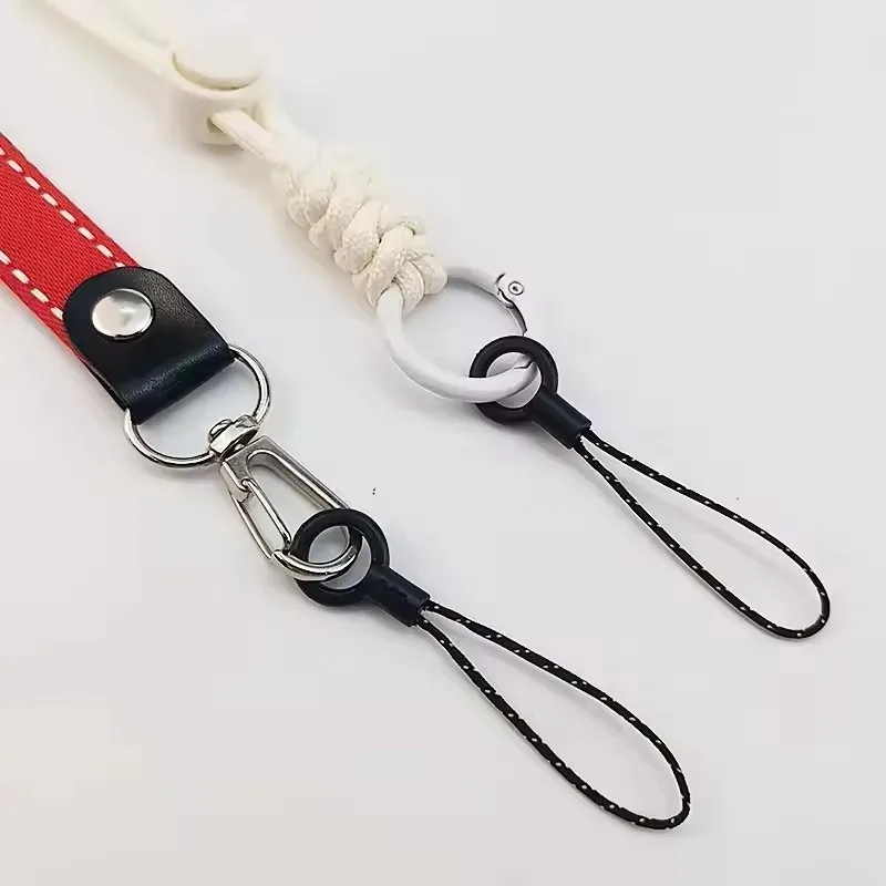 Nylon Cell Phone Finger Ring Grip Holders Straps Charm Cord Lanyard Phone Ring Strap for Mobile USB Flash Drive MP3 Keychain DIY view 4