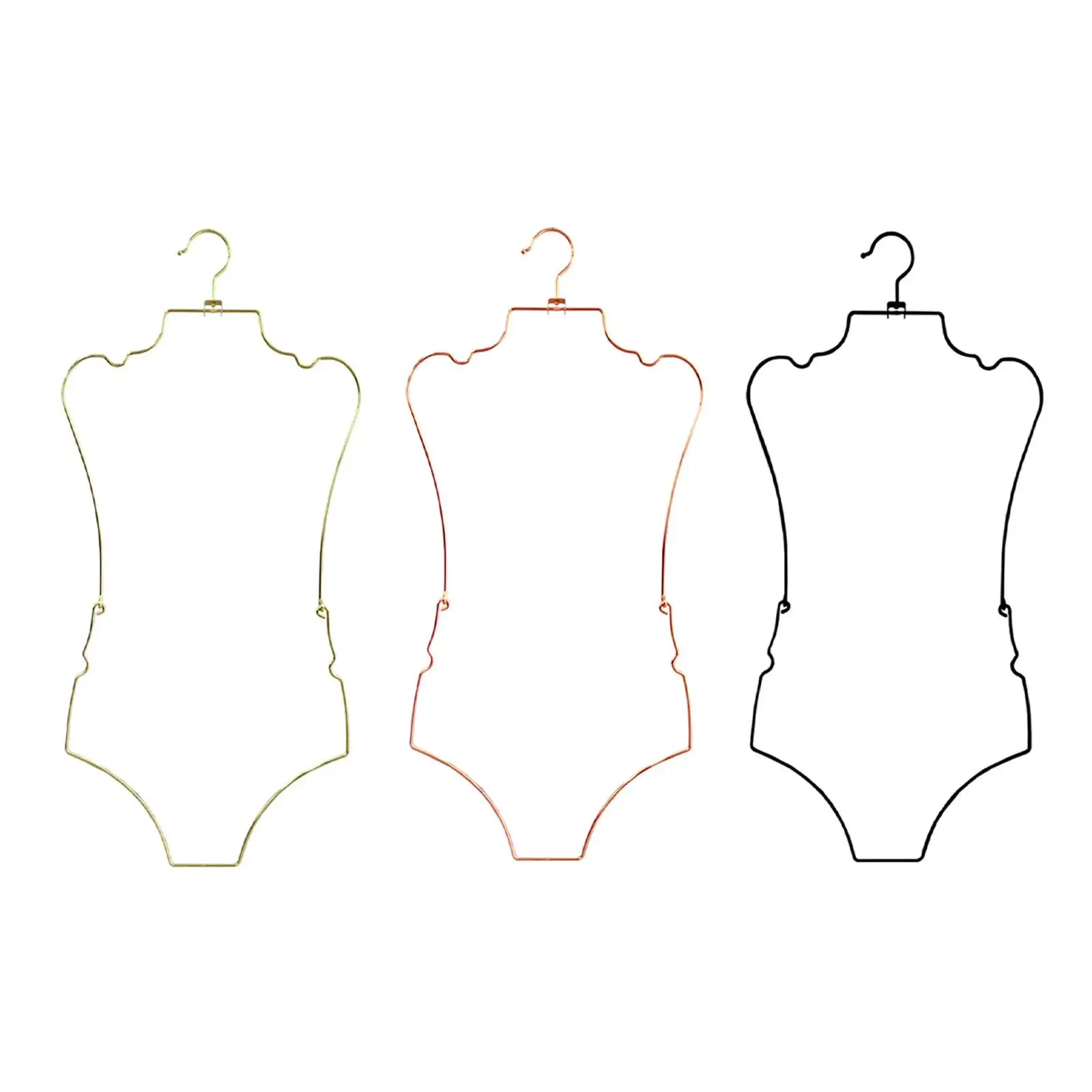 Foldable Bikini Hanger Lingerie Organizer Body Shape Accessory 83x40cm for Home