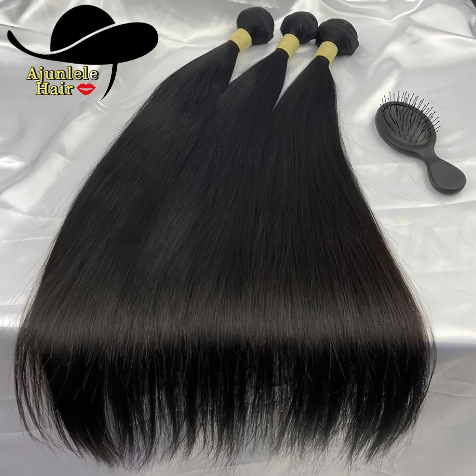Indian Hair 10-30 Inch Bone Straight 100% Human Hair Weave Bundles Natural Color Remy Hair Extension 1/2/3/4 Bundles Weft