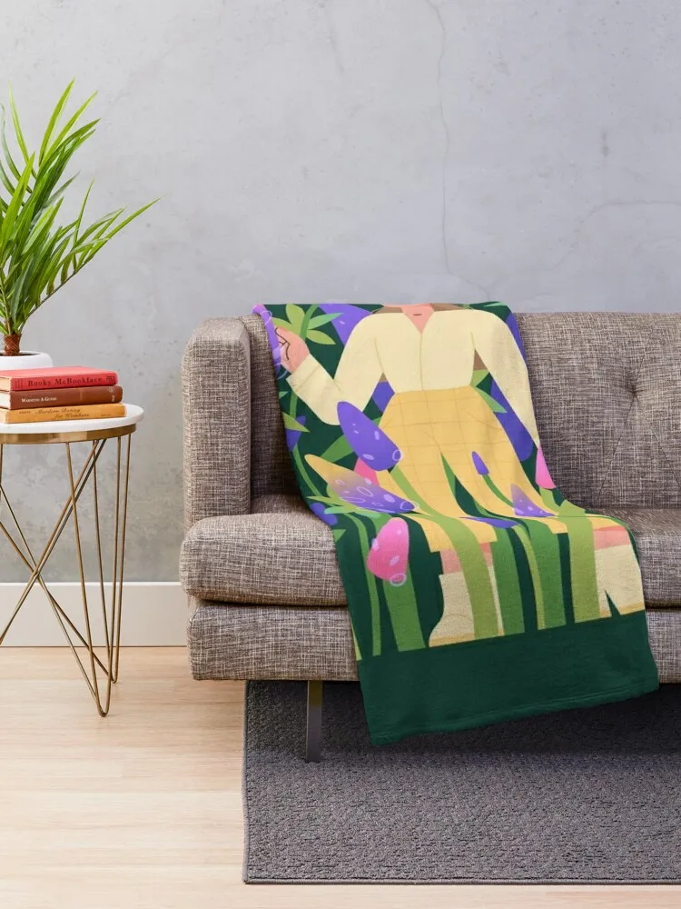 Lupinus Throw Blanket Thins Decorative Sofas Blankets