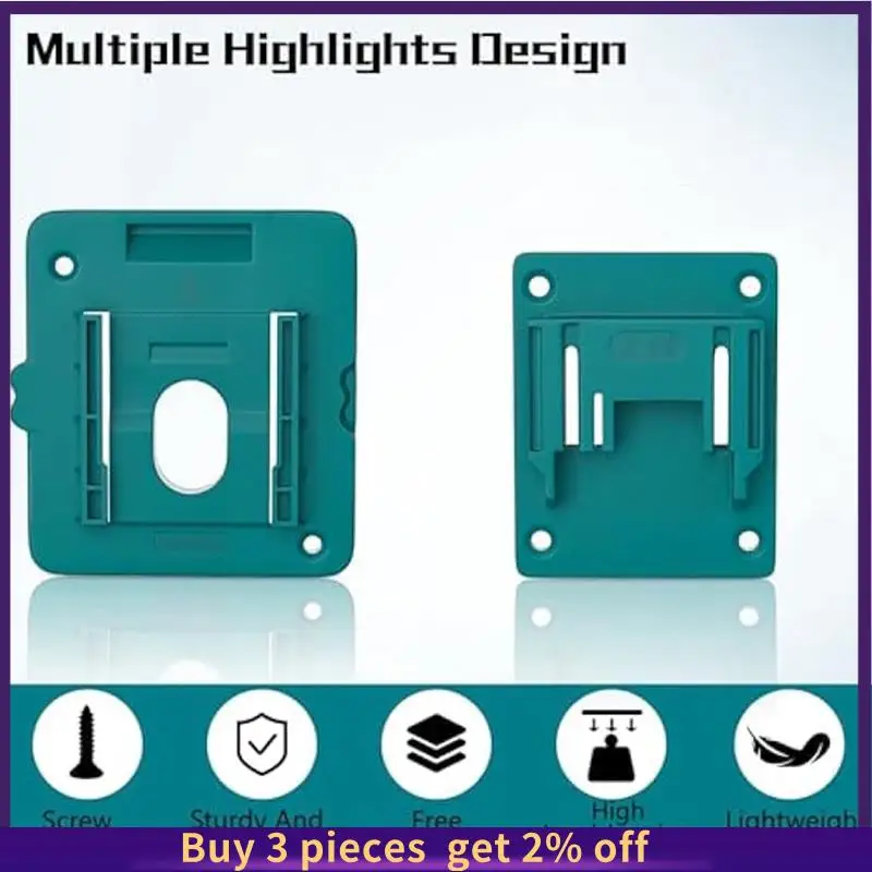 

Battery Holder Tool Holder, 5 Packs Battery Holder For 18V Battery, 5 Packs Tool Holder For 18V Tools Easy Install