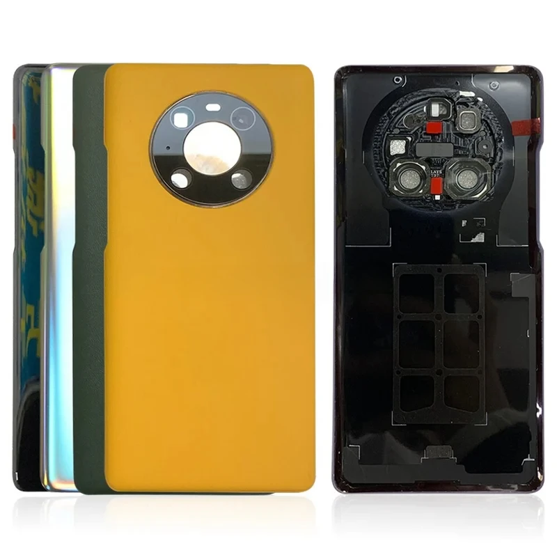 

Стеклянная крышка для аккумулятора Huawei Mate 40 Pro, задний чехол NOH-NX9 NOH-AN00, задняя крышка с объективом камеры