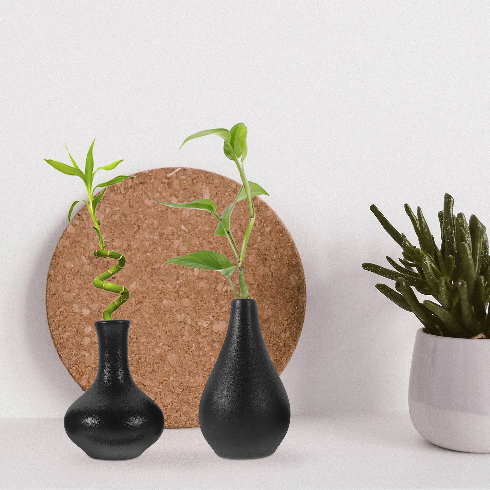 

5Pcs Mini Flower Vase Ceramic Desktop Ornament for Hydroponic Plants and Dried Flowers Mini Flower Arrangement Vases