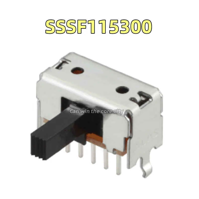 

10 Pieces SSSF115300 Japan ALPS sliding switch single knife 3 throw horizontal plug PC pin dial switch spot