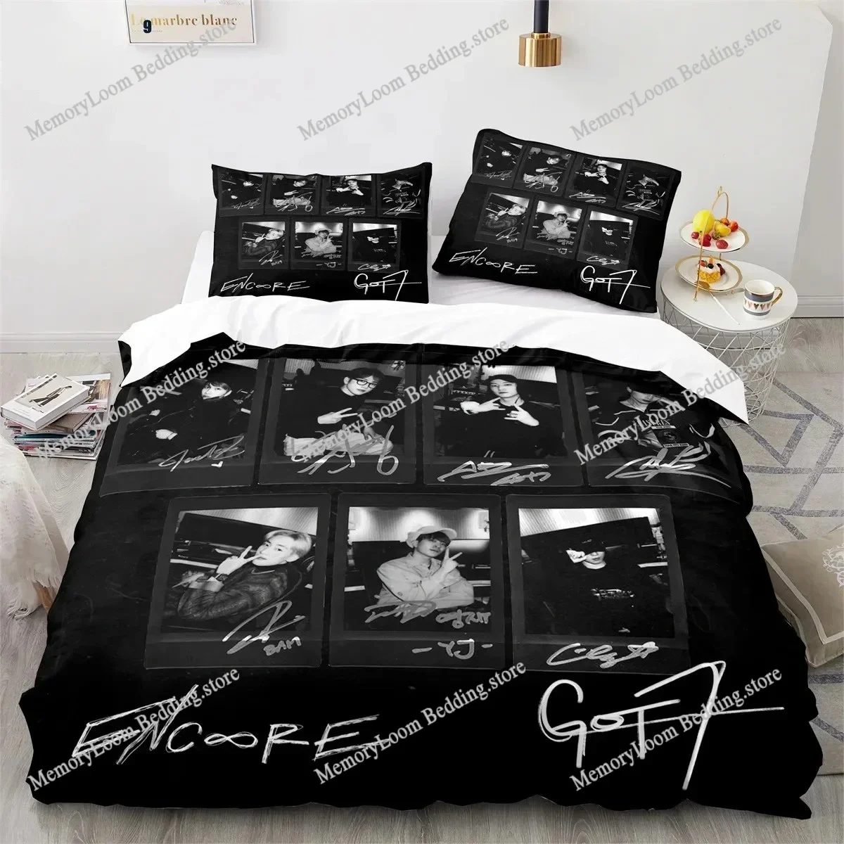 

GOT Star Duvet Cover Set with Pillow Covers Polyester Teens Kids Bedding Set Full Queen King Size Bed Linen Quilt Cover