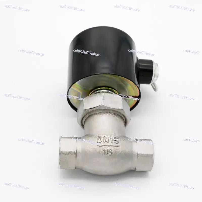 

США/2L-16P Нержавеющая сталь, нормально закрытый паровой электромагнитный клапан высокой температуры и высокого давления с внутренней резьбой 220 В 24 В