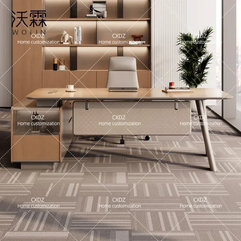 Modern Simple Office Desk and Chair Set Executive Manager Table 2026 New Model