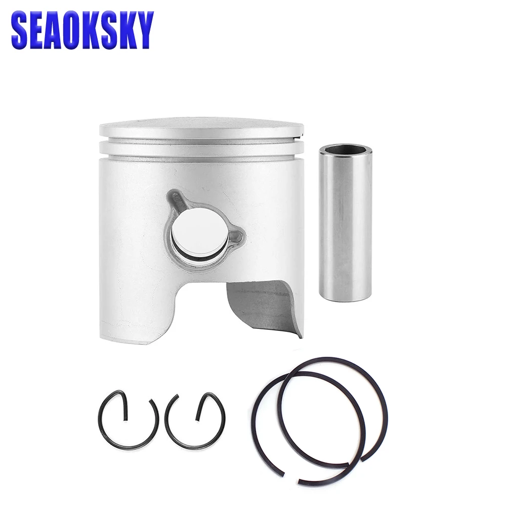 6K5-11631 Piston And Ring 6K5-11601 STD For Yamaha Outboard Motor 2 Stroke 60HP 70HP 3 CYL Powertec Parsun 6K5-11631-03 6H3-1163