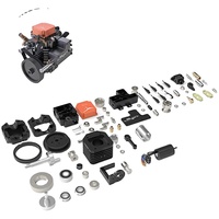 Mini Car Engine Toyan FS-S100AC Four Stroke Methanol Nitro RC Toy Motor DIY KIT Version 130PCS