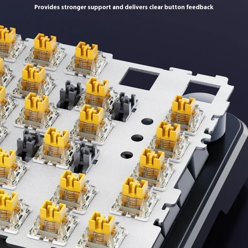 Heijue ak820max لوحة المفاتيح الميكانيكية المحفورة ذات المحور المغناطيسي للفحص المهمي الثالث RT قابل للتعديل keyway تأخير منخفض #3