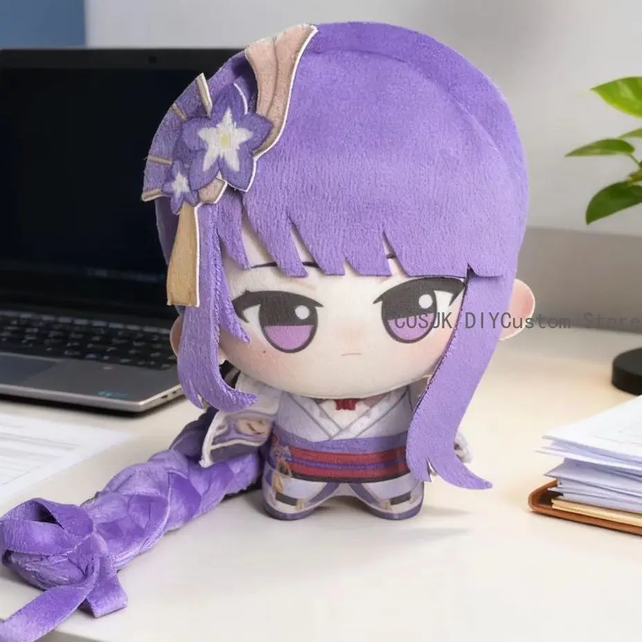 10CM Game Genshin Impact Qiqi Furina Shenhe Albedo Neuvillette Cute Body Maumet Puppet Plaything Pendant Keychain Mascot Plushie
