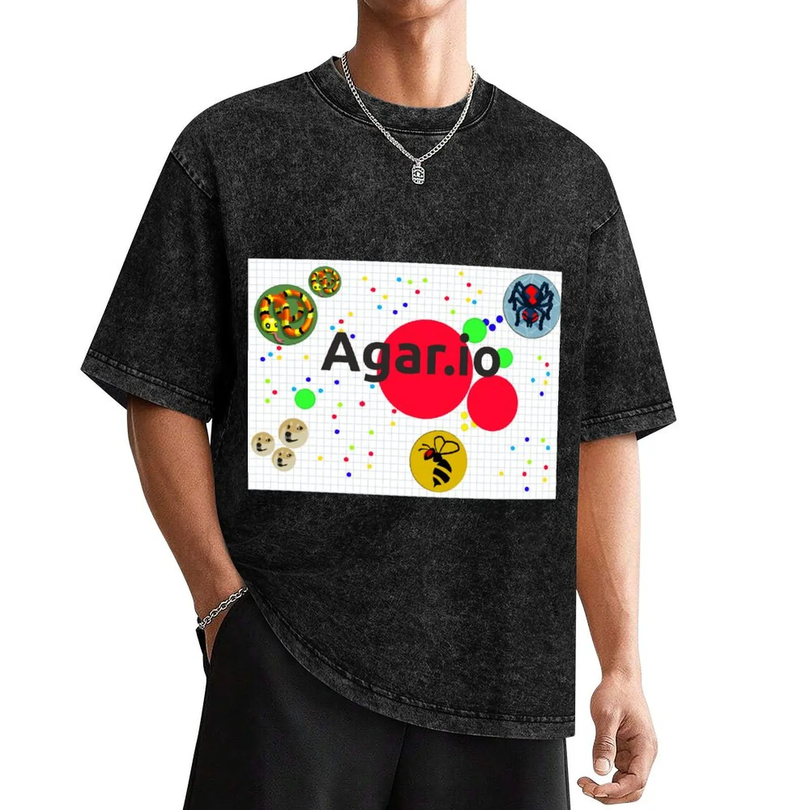 

agar.io T-Shirt vintage t shirts graphic tee shirt sports fans t shirt men 100℅ cotton