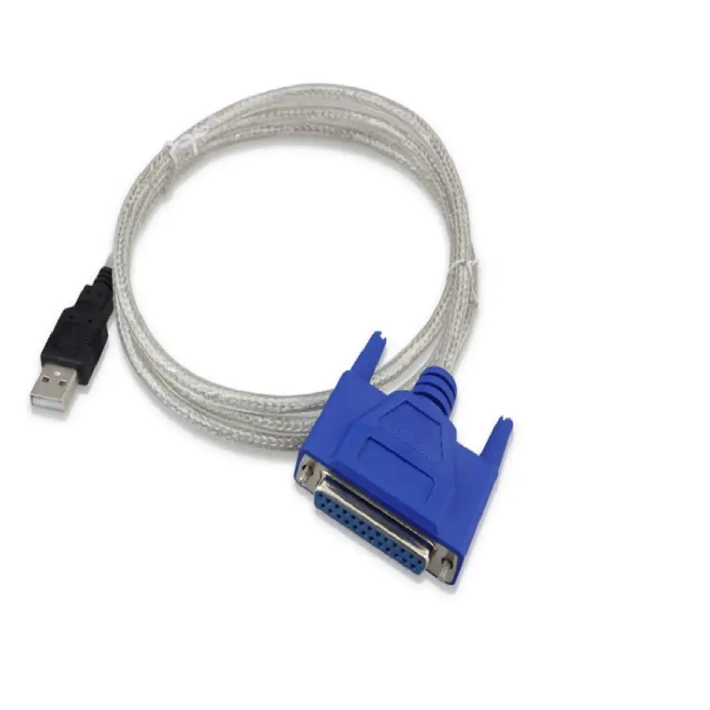 USB 2.0 To 25 Pin DB25  Female  Parallel Port Cable IEEE 1284 12Mbps Parallel Printer adapter Cable for Computer PC Laptop
