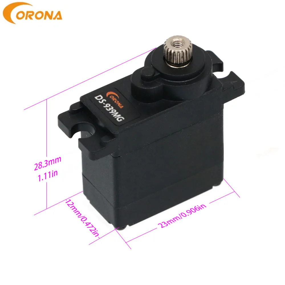 Corona DS939MG DS-939MG 4.8-6.0V 2.5kg Metal Gear Digital Micro Servo For RC Airplane Robot Parts Accessories Toys