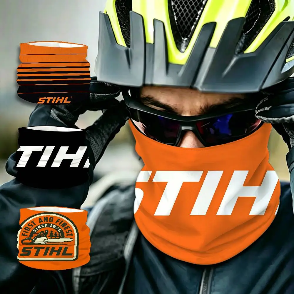 S-STIHLS Multifunctional neck gaiter windproof face cover breathable scarf for all outdoor sports activities