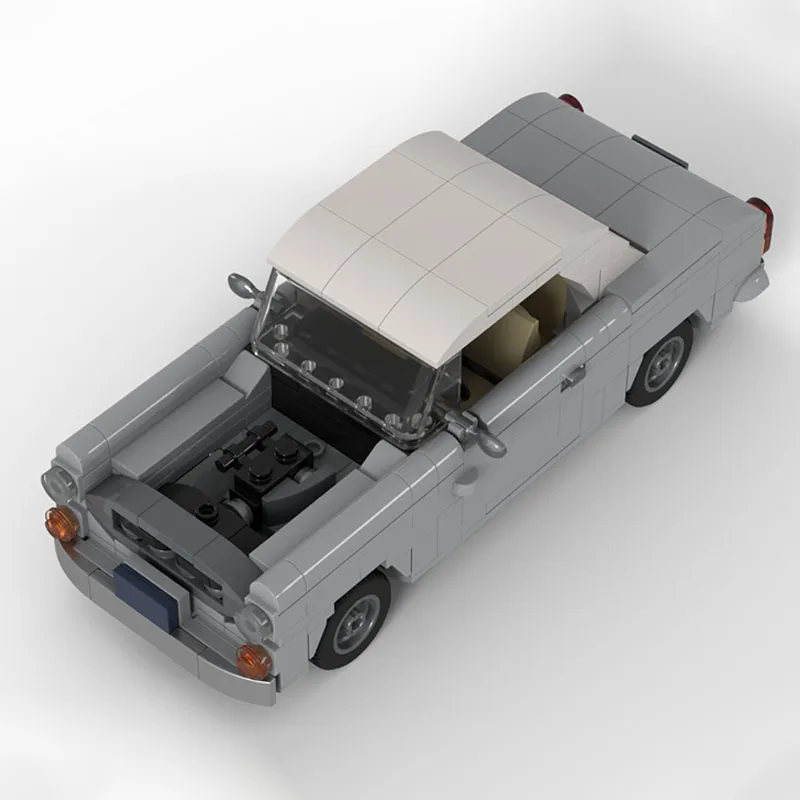 412 STKS MOC-242736 Peugeot 403 Convertible Sportwagen Stad Voertuig Technisch Model Bouwstenen Bricks Speelgoed Kinderen Verjaardagscadeau