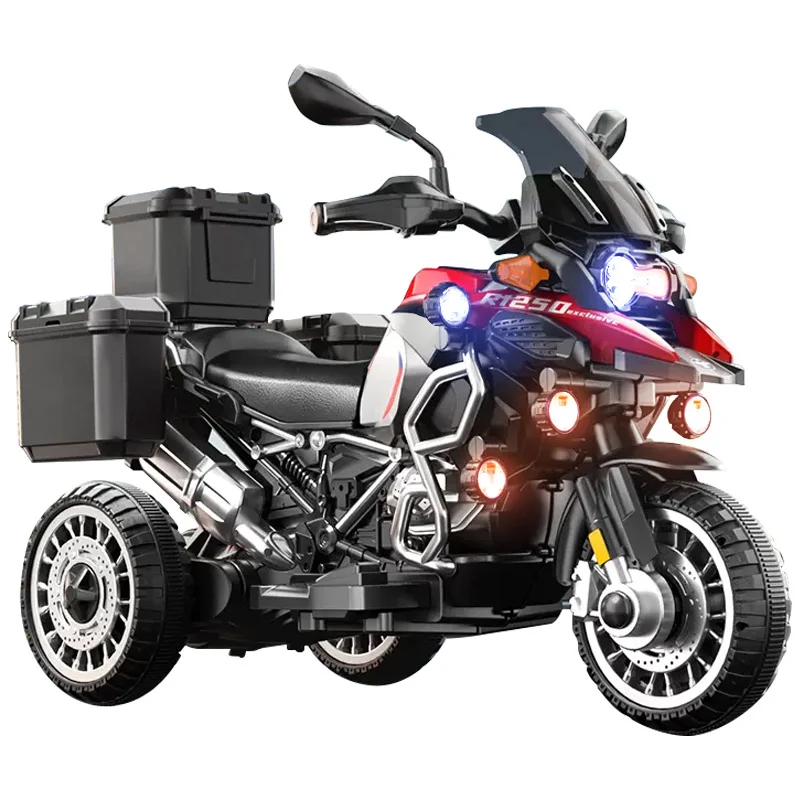 Hot Selling Three Plastic Wheel Children Electric Motorcycle Cheap Kids Battery Powered Car Children Electric Motorbike - Image 3